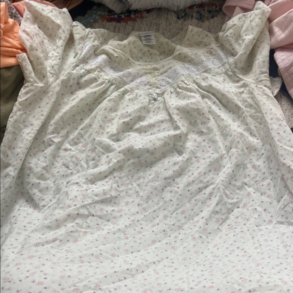 Floral Print Women's Pajama Top
